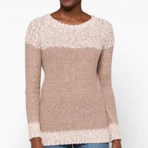 Anthropologie Fate Clairina Textured pullover Sweater knit size Large